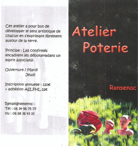 Atelier poterie
