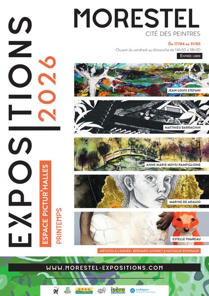 2026 - Expositions de printemps à l'Espace Pictur'halles - Morestel