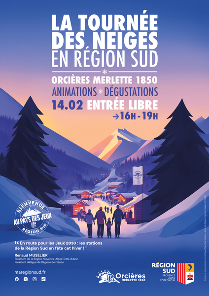 La tournée des neiges - Région Sud !_Orcières - © Region sud