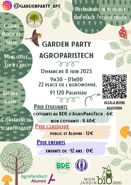 Garden Party AgroParisTech