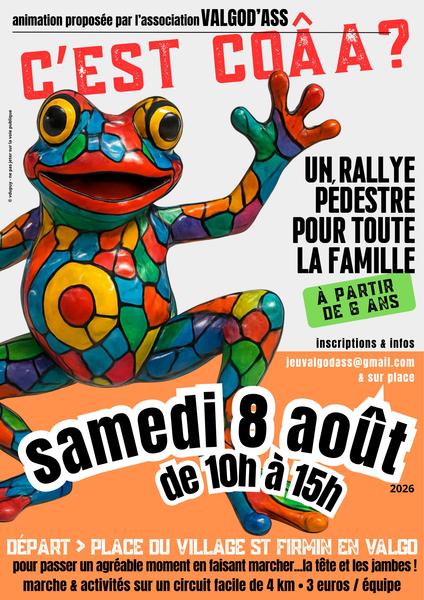 Rallye pédestre c'est Coaa ?