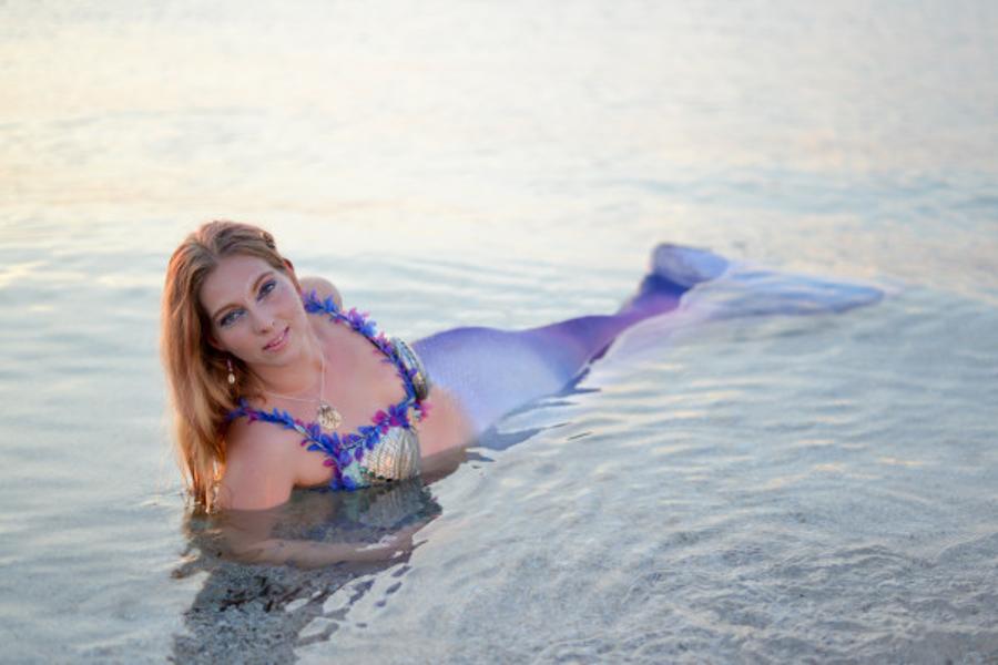 Show aquatique avec Freya la sirène