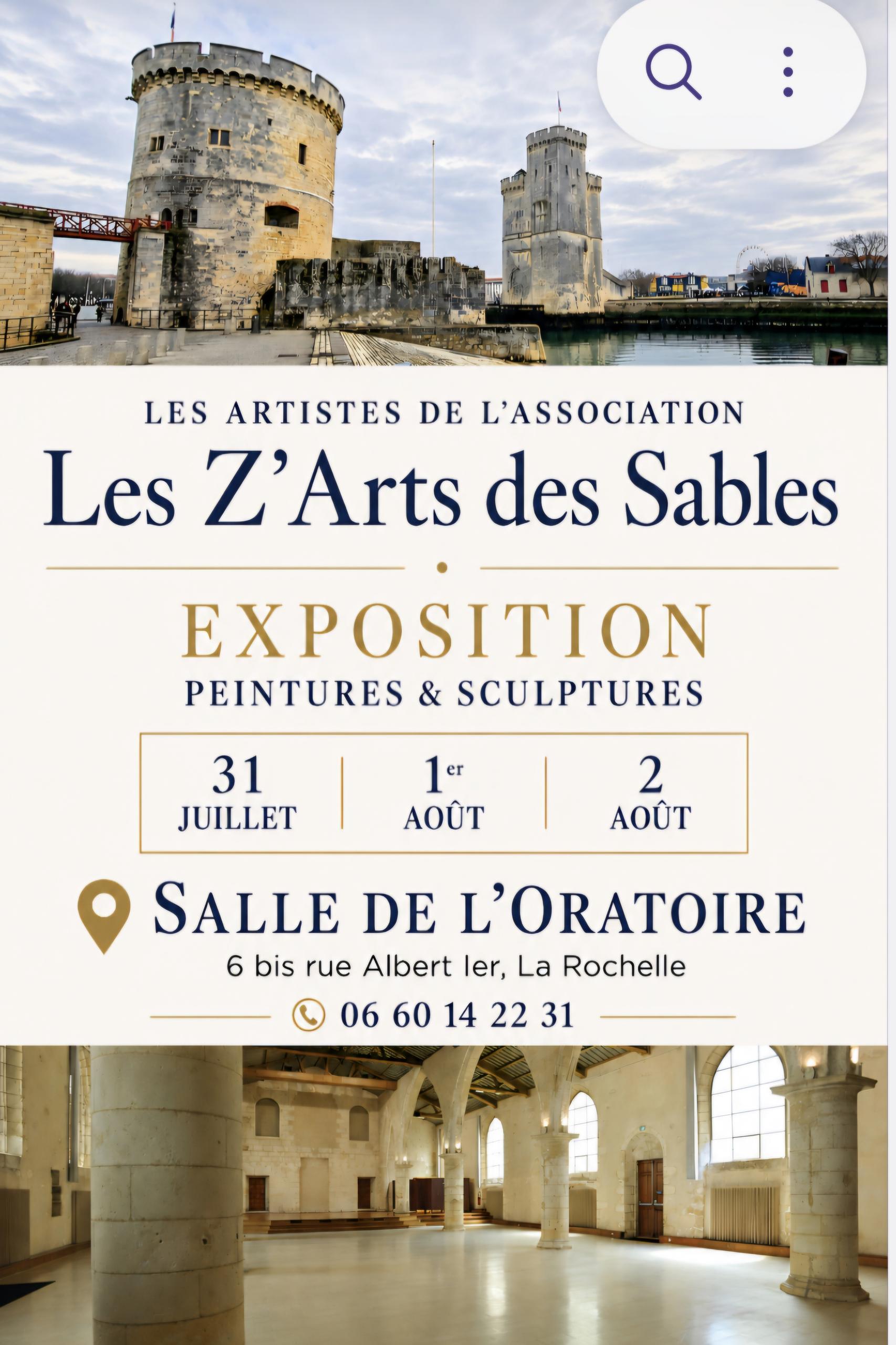 Exposition - Les Z'Arts des Sables