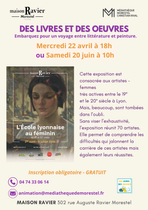Animation à la Maison Ravier : des livres et des oeuvres_Morestel