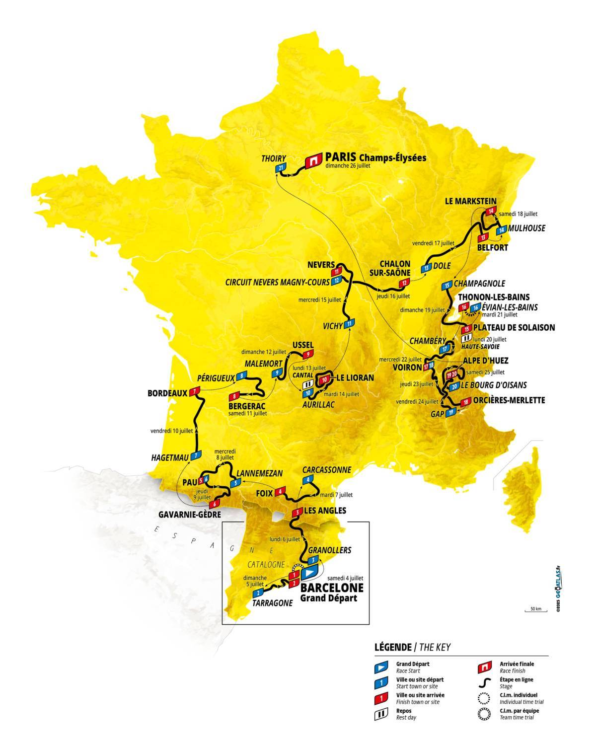 Tour De France 2026 tape 19 Gap Alpe D Huez Auvergne Rh ne tour-de-france-2026-tape-19-gap-alpe-d-huez-auvergne-rh-ne