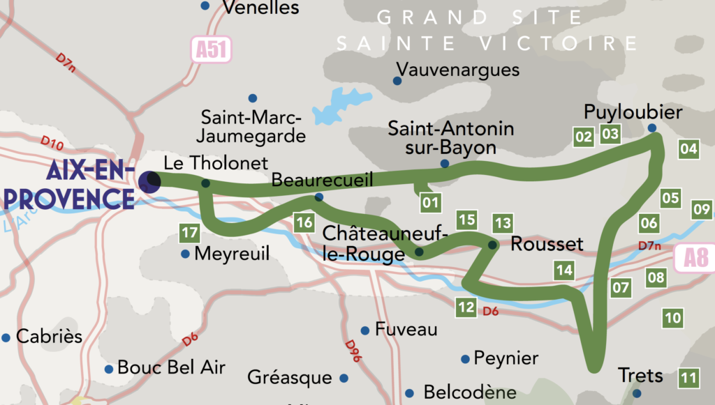 Le vignoble de Sainte-Victoire, sous l'oeil de Cezanne