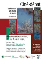 Ciné-Débat Le Rhône, un écrin de vie en sursis_Aoste