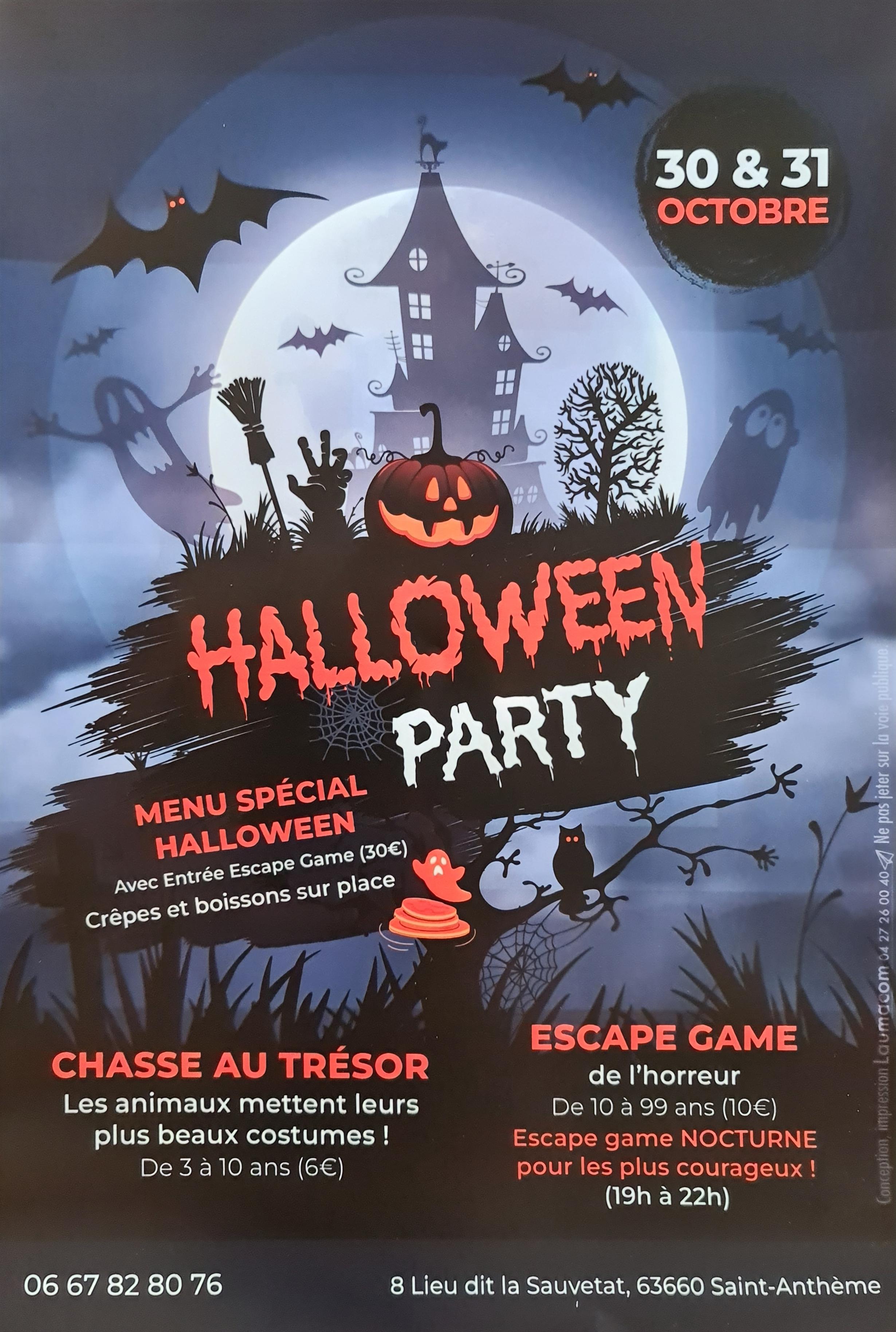 Halloween party // Saint-Anthème
