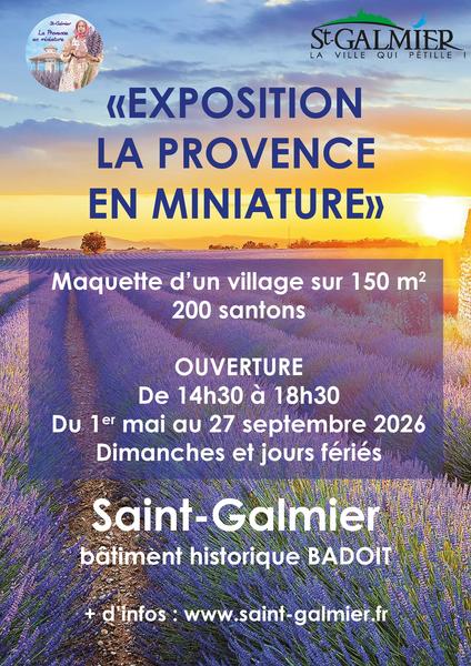 Exposition du village provençal en miniature_Saint-Galmier