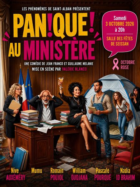 Théâtre "Panique au ministère"_Seissan