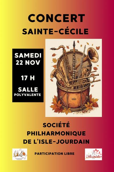 Concert de la Sainte Cécile_L'Isle-Jourdain