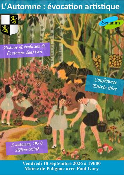 Conférence "Automne: évocation artistique"