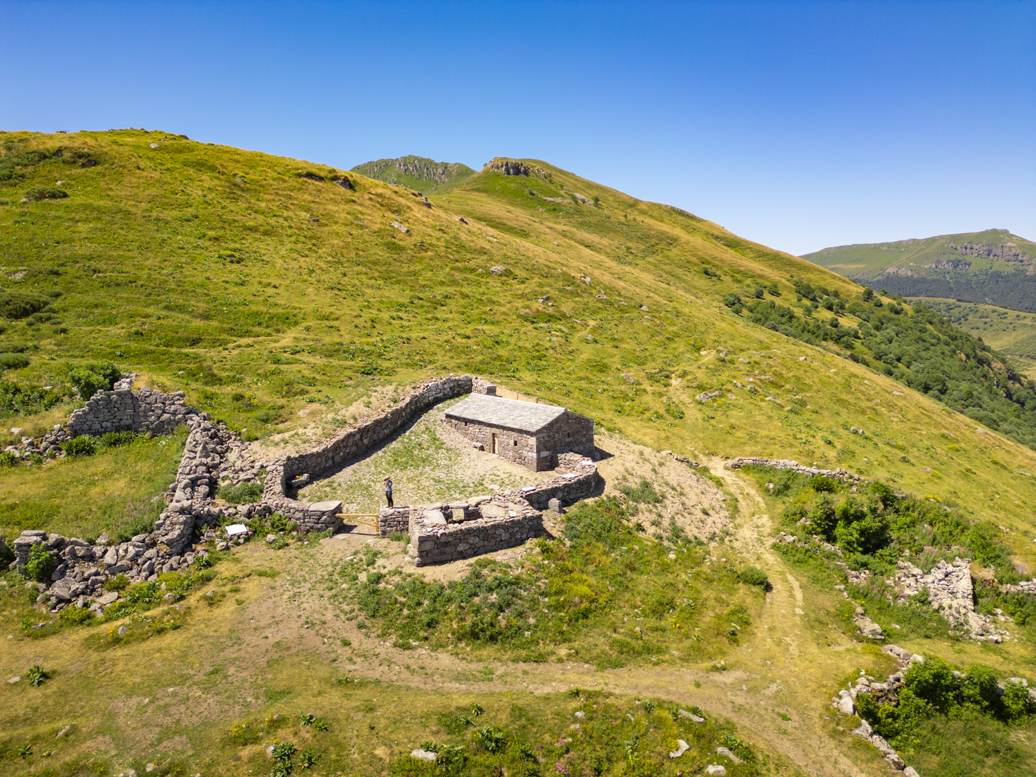 Aller-retour au buron du Volcan_Lavigerie