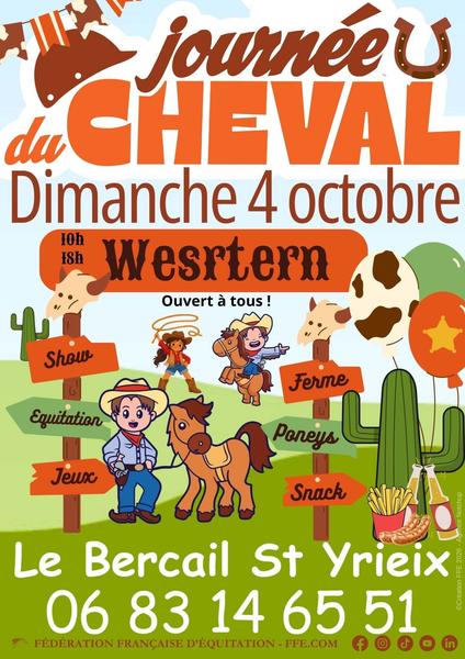 La journée nationale du Cheval - Western au Bercail