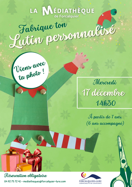 Fabrique ton lutin personnalisé !
