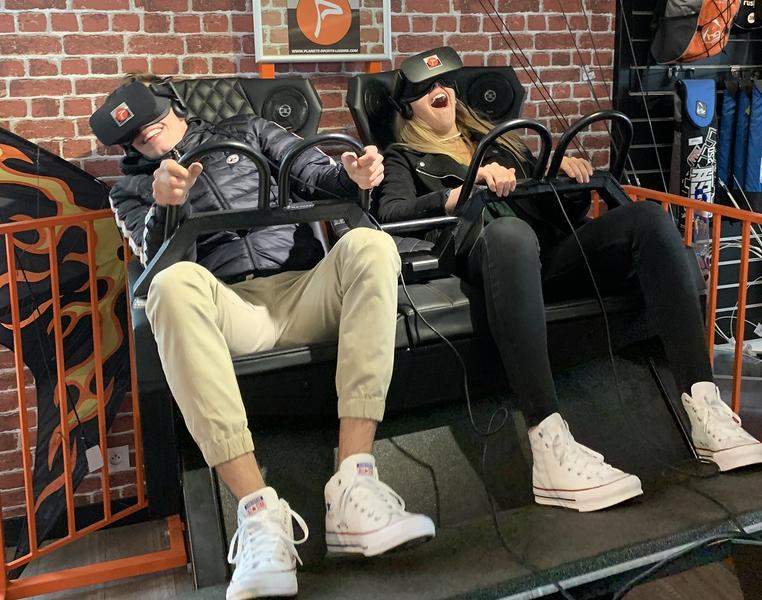 Expérience dynamique, simulateur de réalité virtuelle