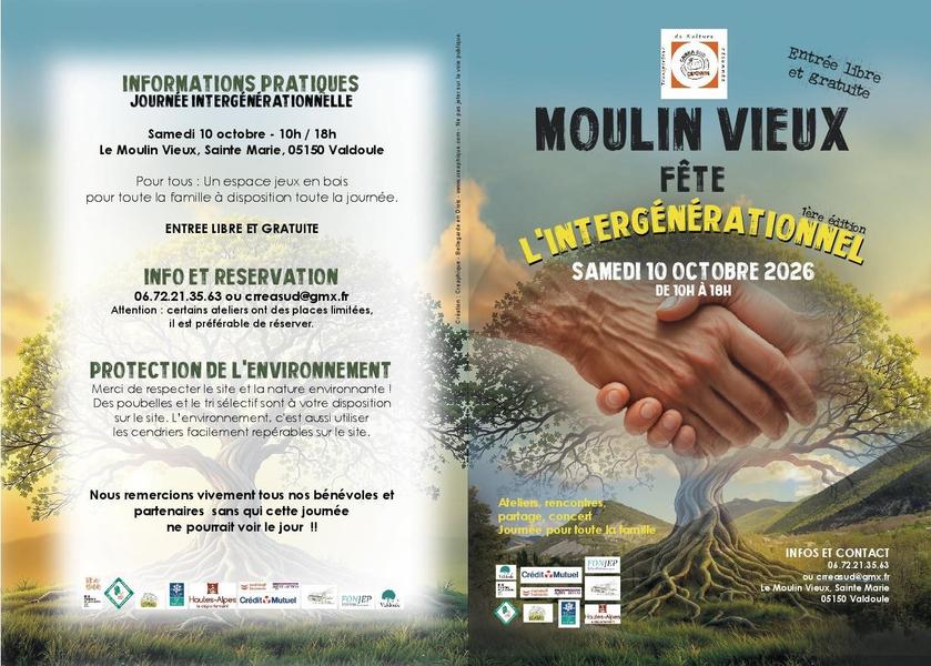 Moulin Vieux fête L'intergénérationnel
