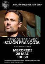 Rencontre auteur avec Simon François à la bibliothèque de Saint-Chef-Office de …
