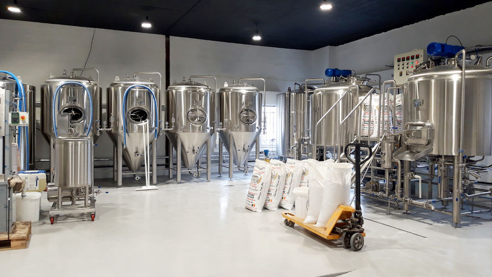 Salle de brassage