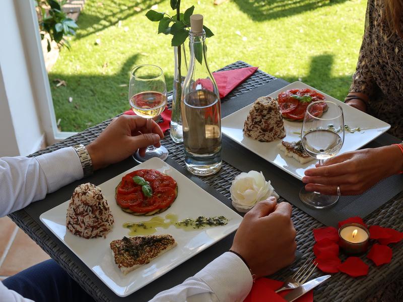 Saint-Valentin gourmande en bord de mer