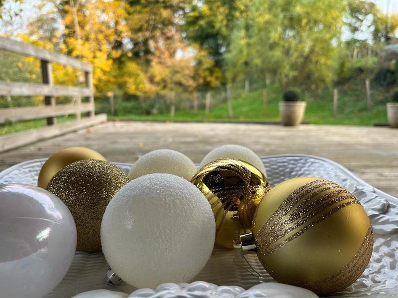 \'Gîte de Basse Comté\' (avec piscine chauffée) à Cublize (Rhône - Beaujolais Vert - Lac des Sapins) : Bienvenue dans notre Gîte à Noël !