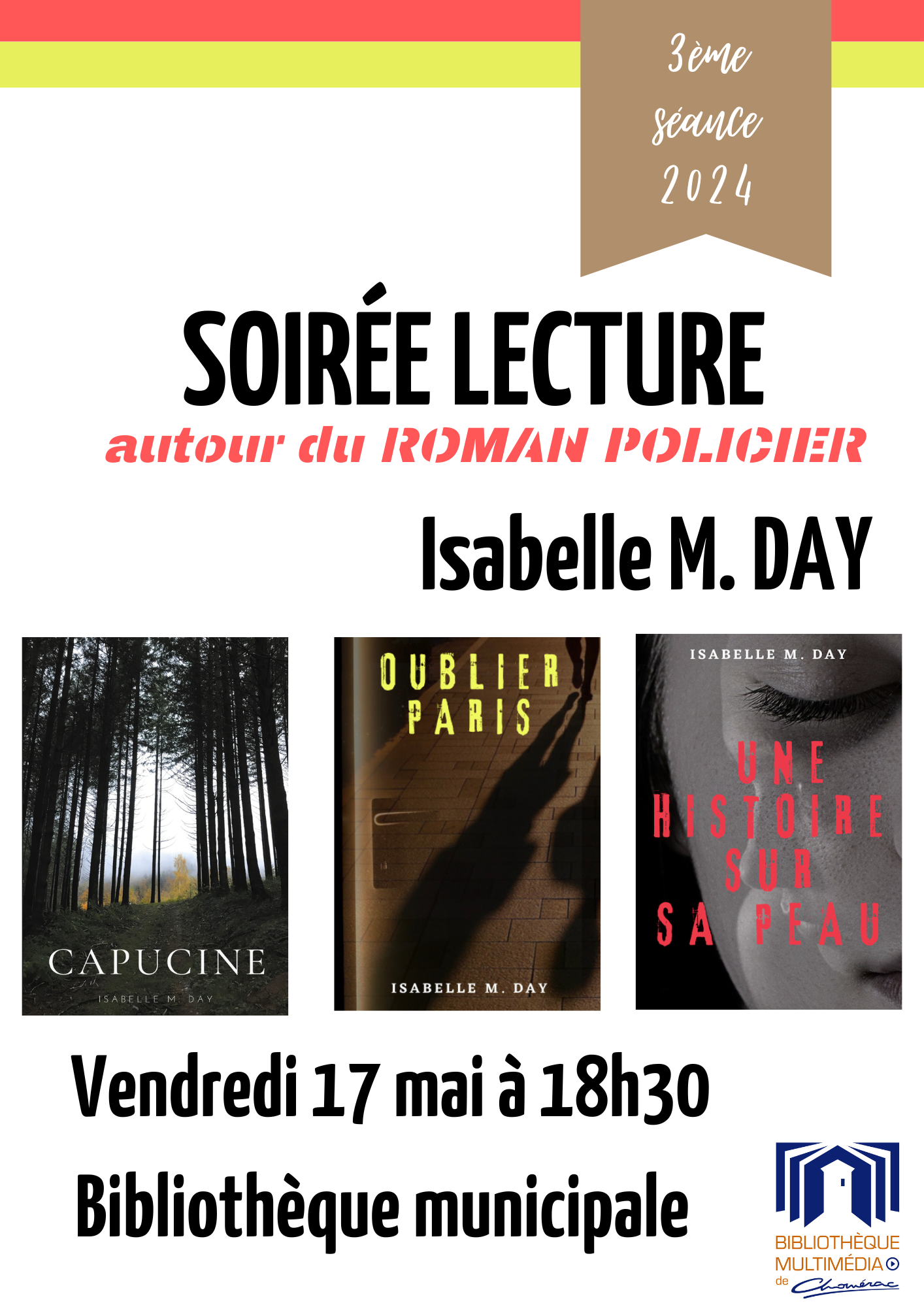 Alle leuke evenementen! : Soirée lecture Isabelle M.DAY