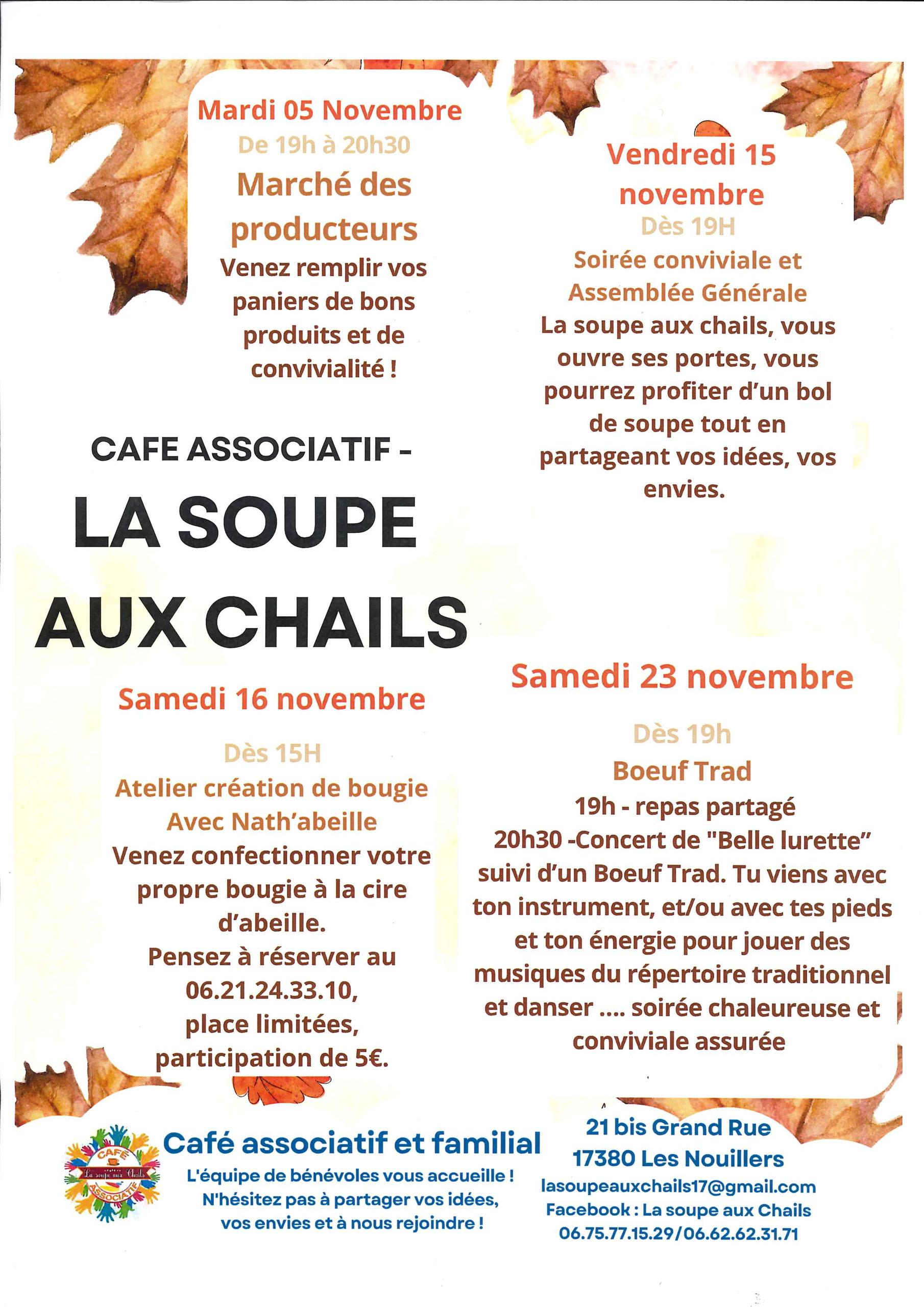 Atelier Bougie - La Soupe aux Chails