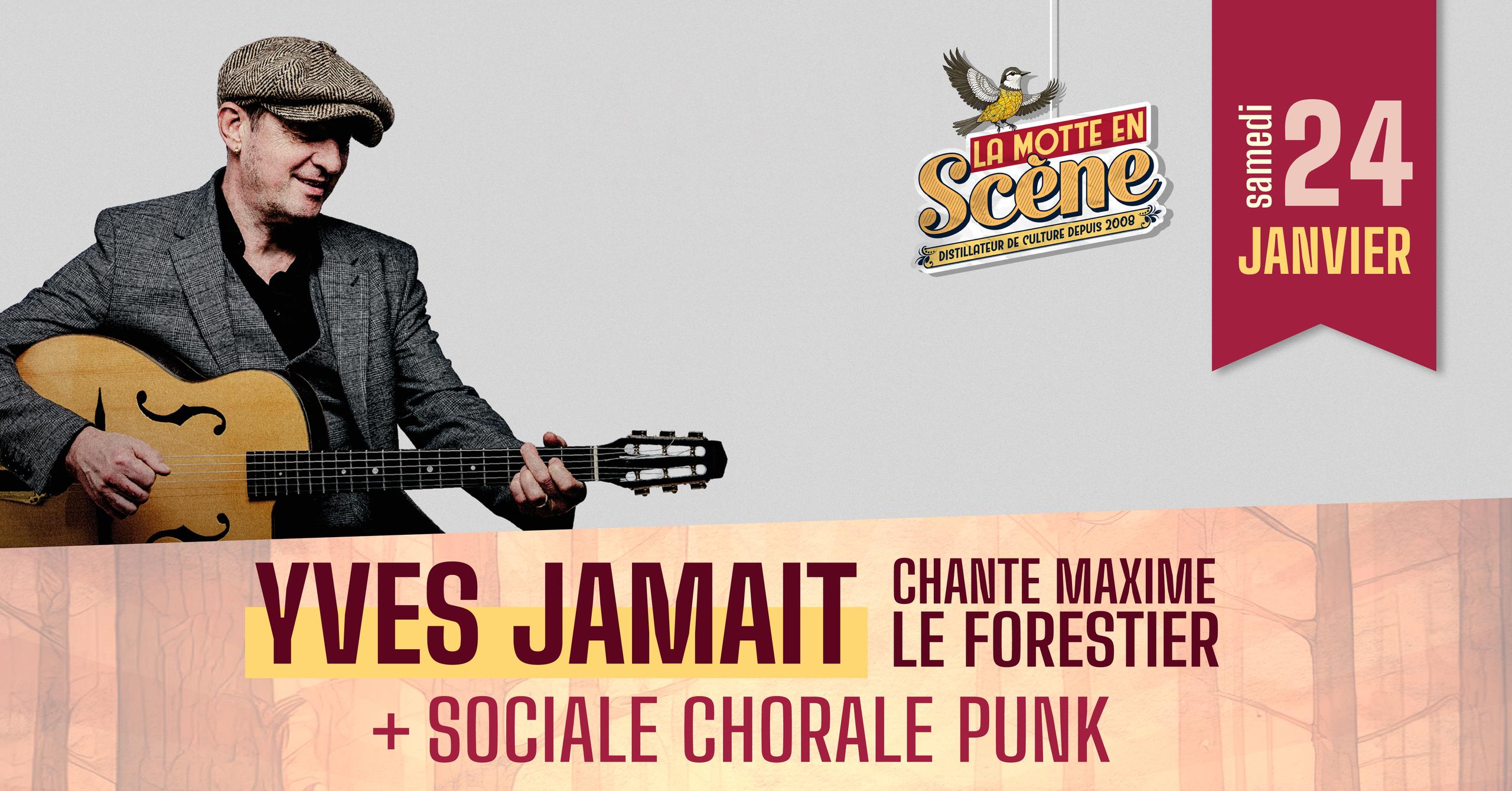 Yves Jamait chante Maxime Le Forestier - La Motte des fées