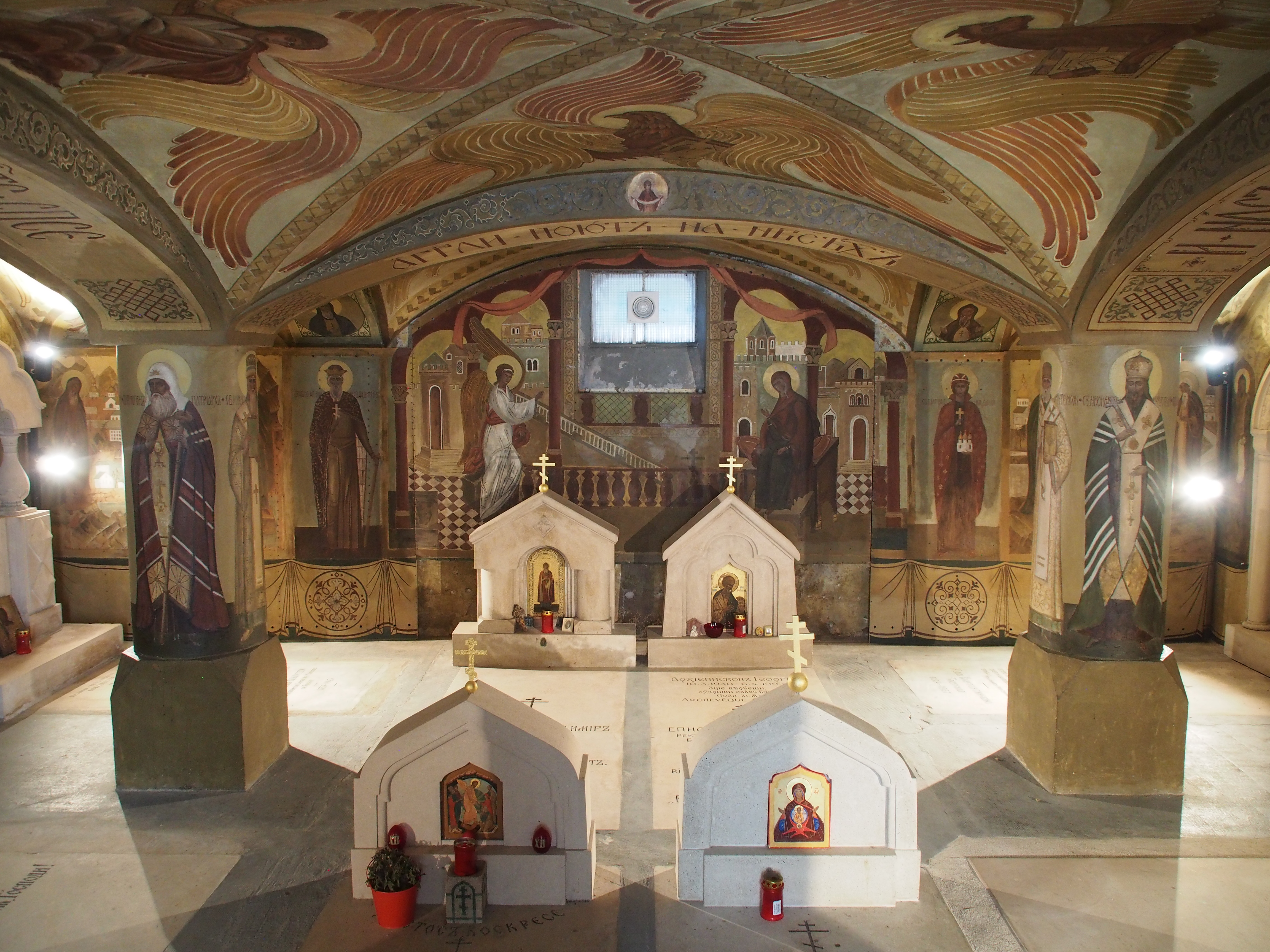 Visite de l'Eglise orthodoxe de la Dormition et de la crypte_Sainte-Geneviu00e8ve-des-Bois