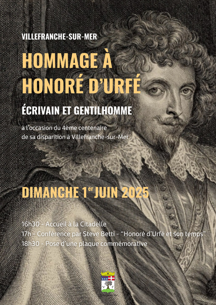 Hommage à Honoré d’Urfé à l’occasion du 4ème centenaire de sa disparition_Villefranche-sur-Mer