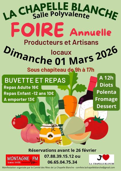 Foire annuelle de La Chapelle Blanche