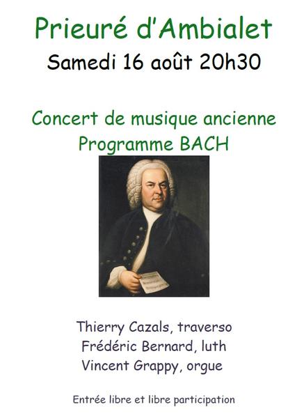 Concert de musique ancienne - Bach