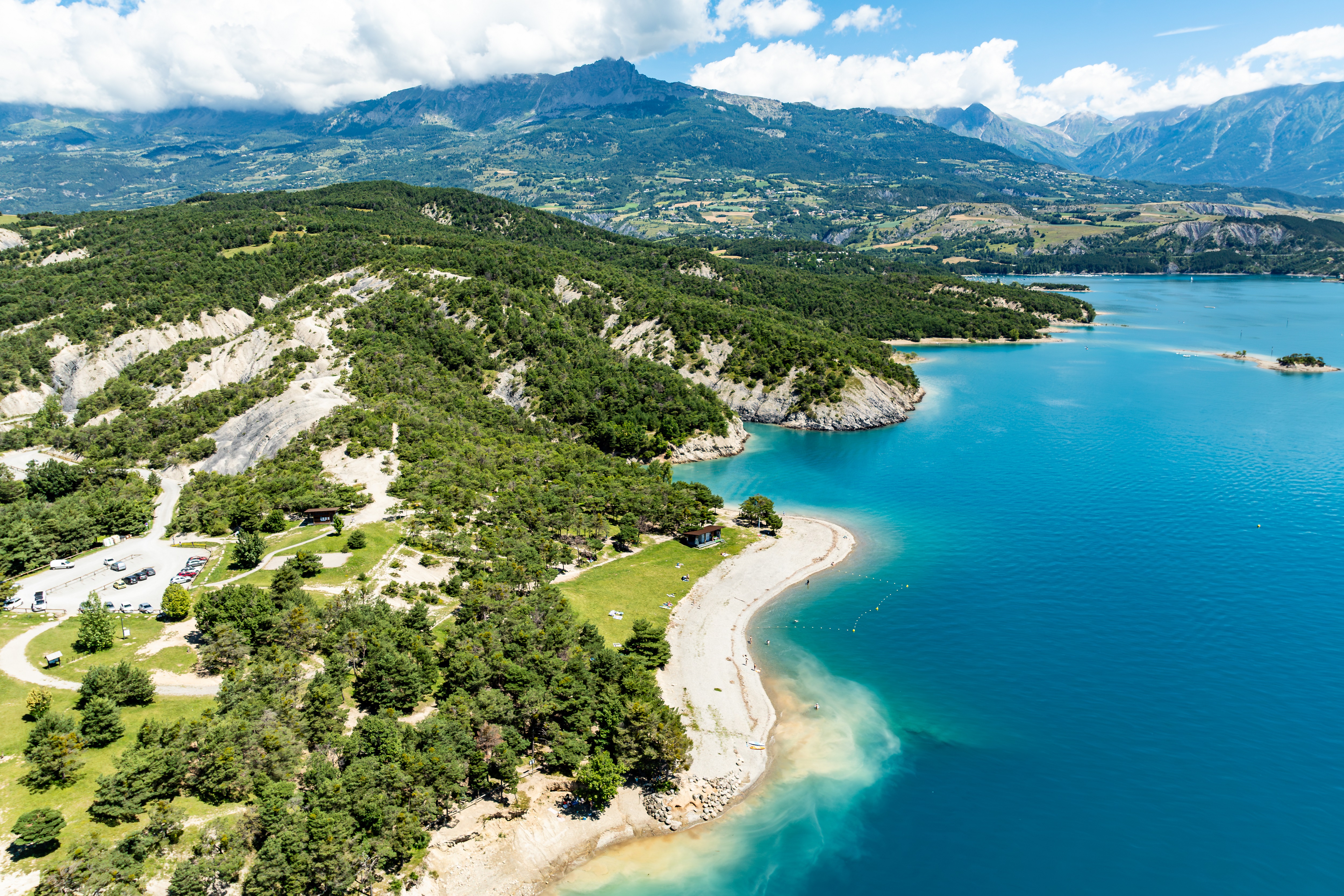 Plage des Trémouilles, Baie de Chanteloube - Chorges