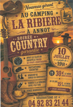 Programme - Soirée country