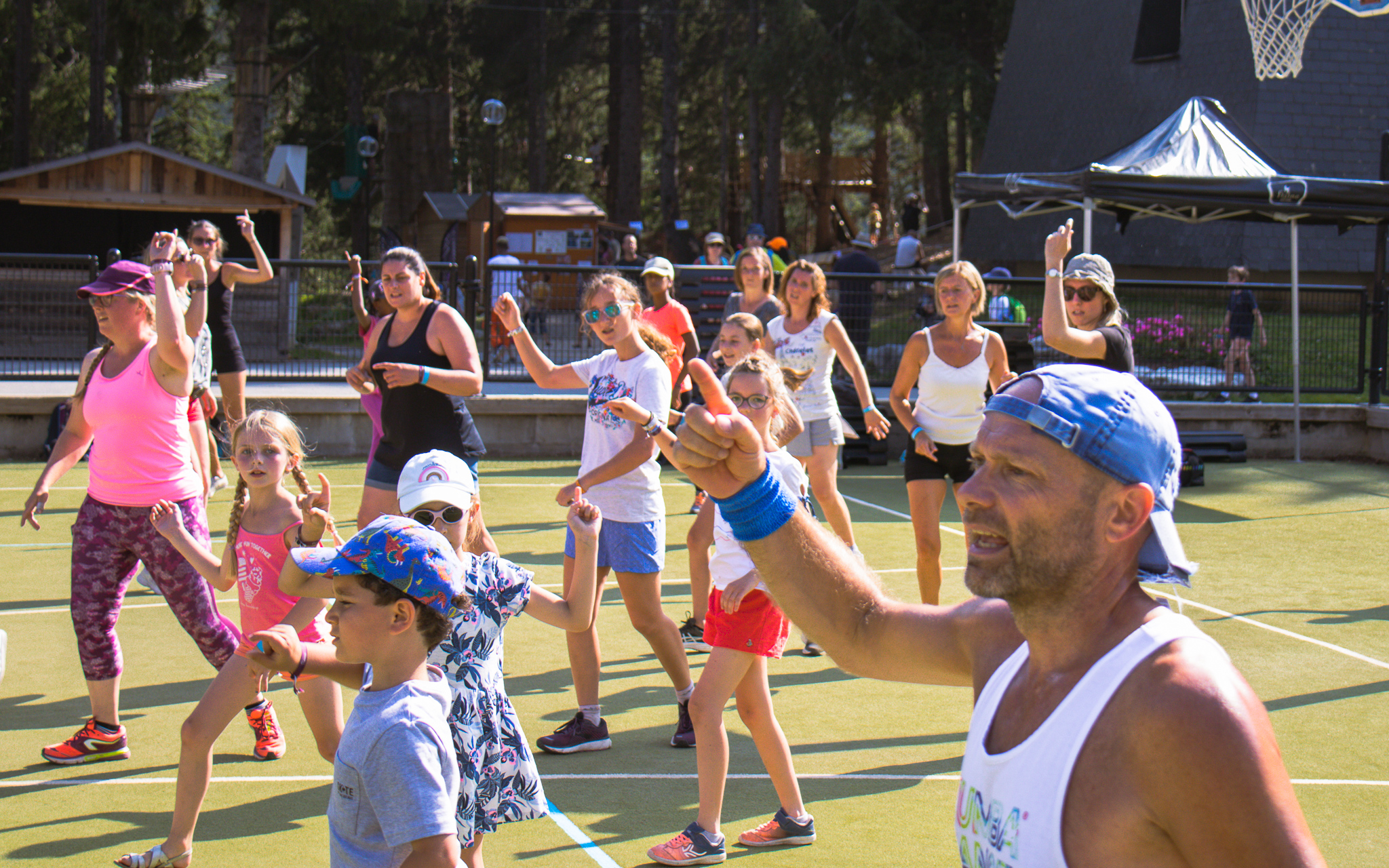 Zumba classes held in City Park