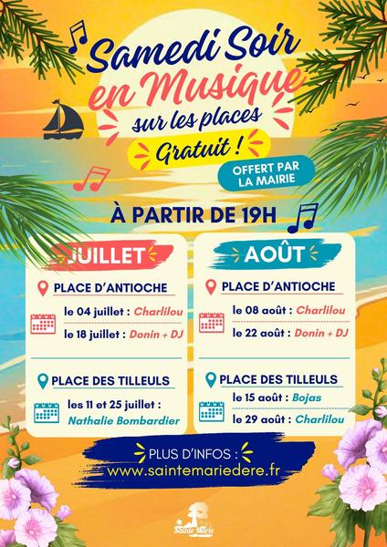 Samedi soir en musique sur les places