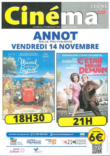 Cinéma de novembre