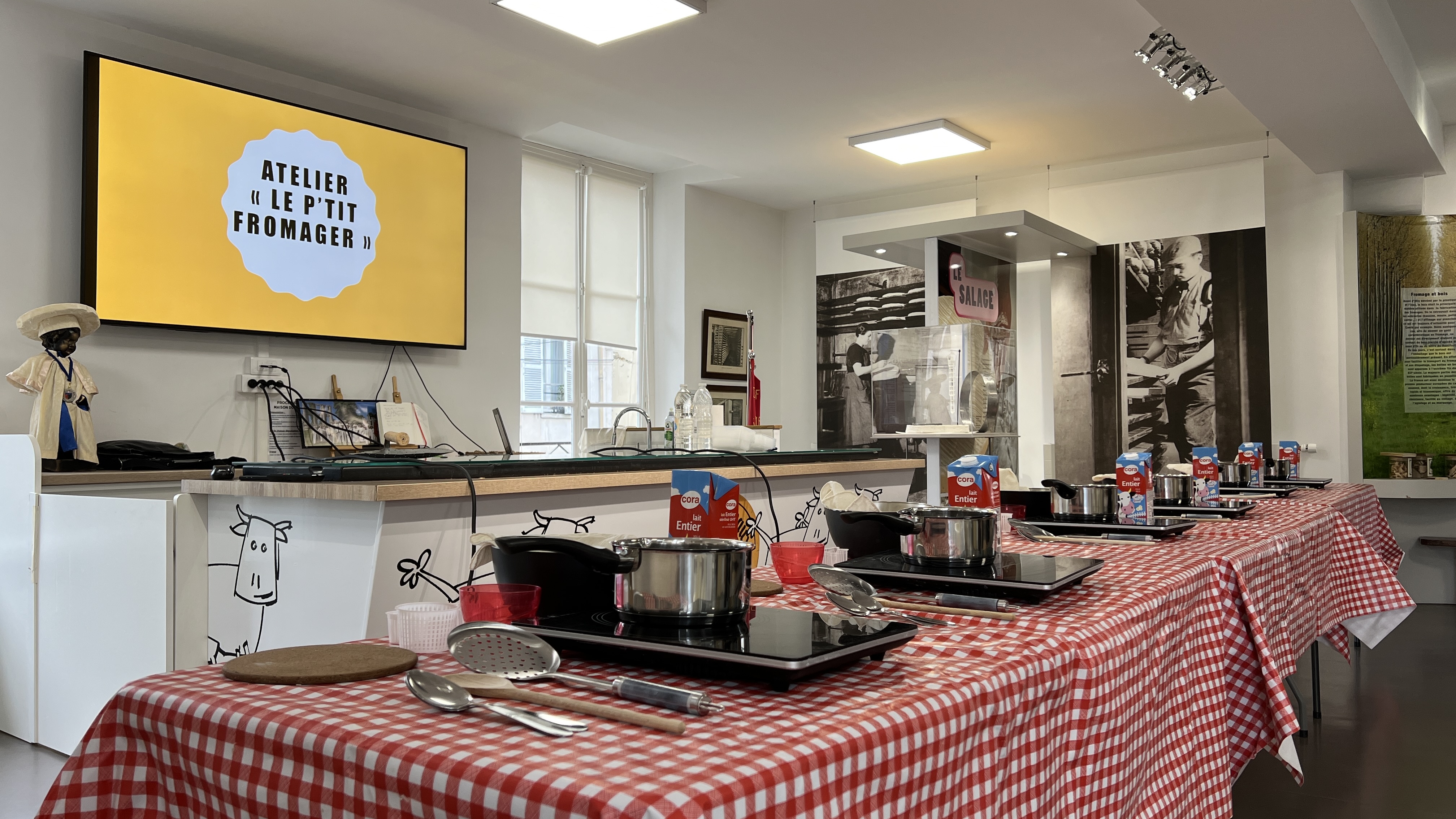 Atelier P'tit fromager à la Maison du Brie de Meaux