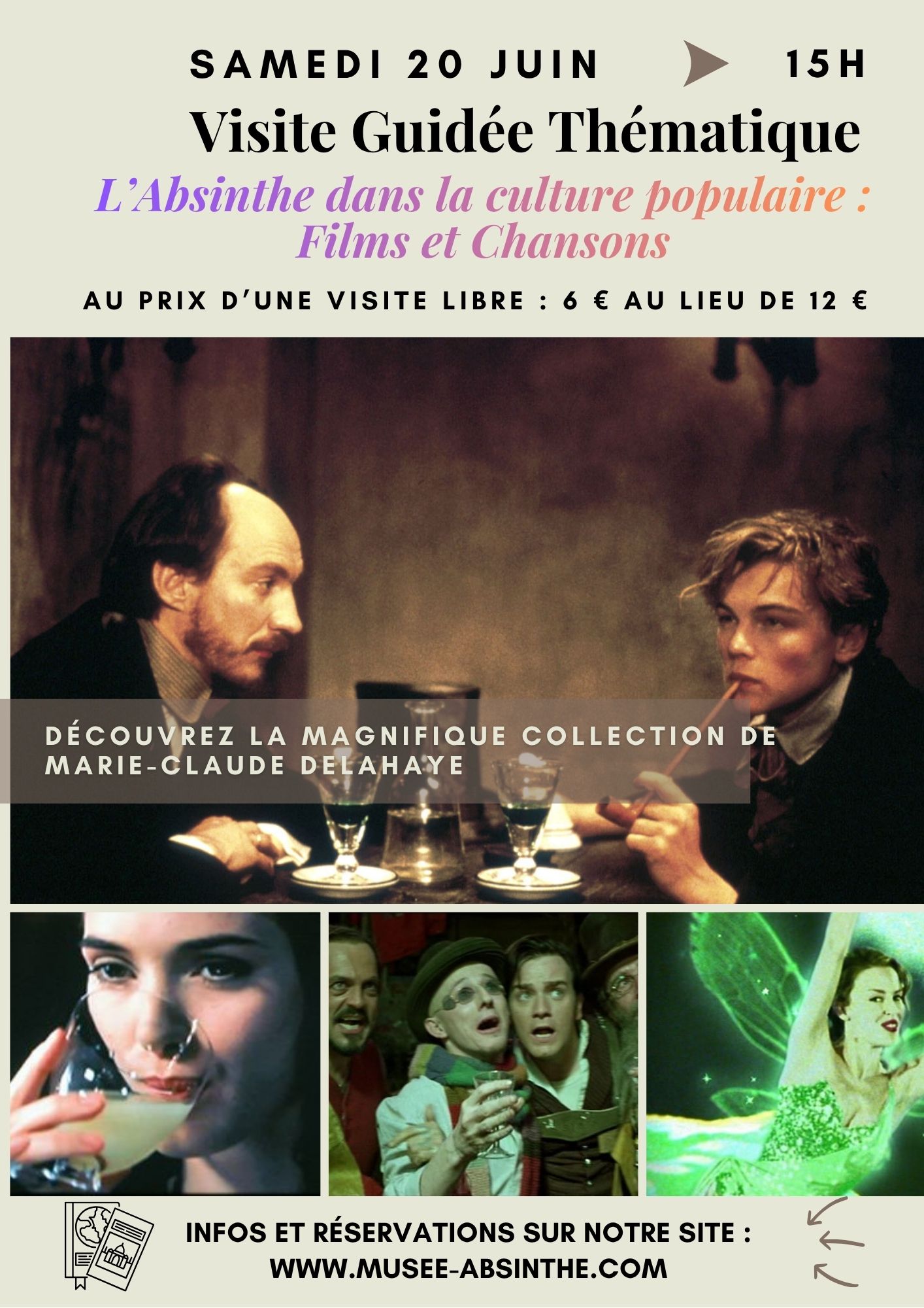 L’Absinthe dans le Cinéma et les chansons