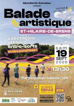 Affiche_La balade artistique à Saint-Hilaire-de-Brens_Saint-Hilaire-de-Brens