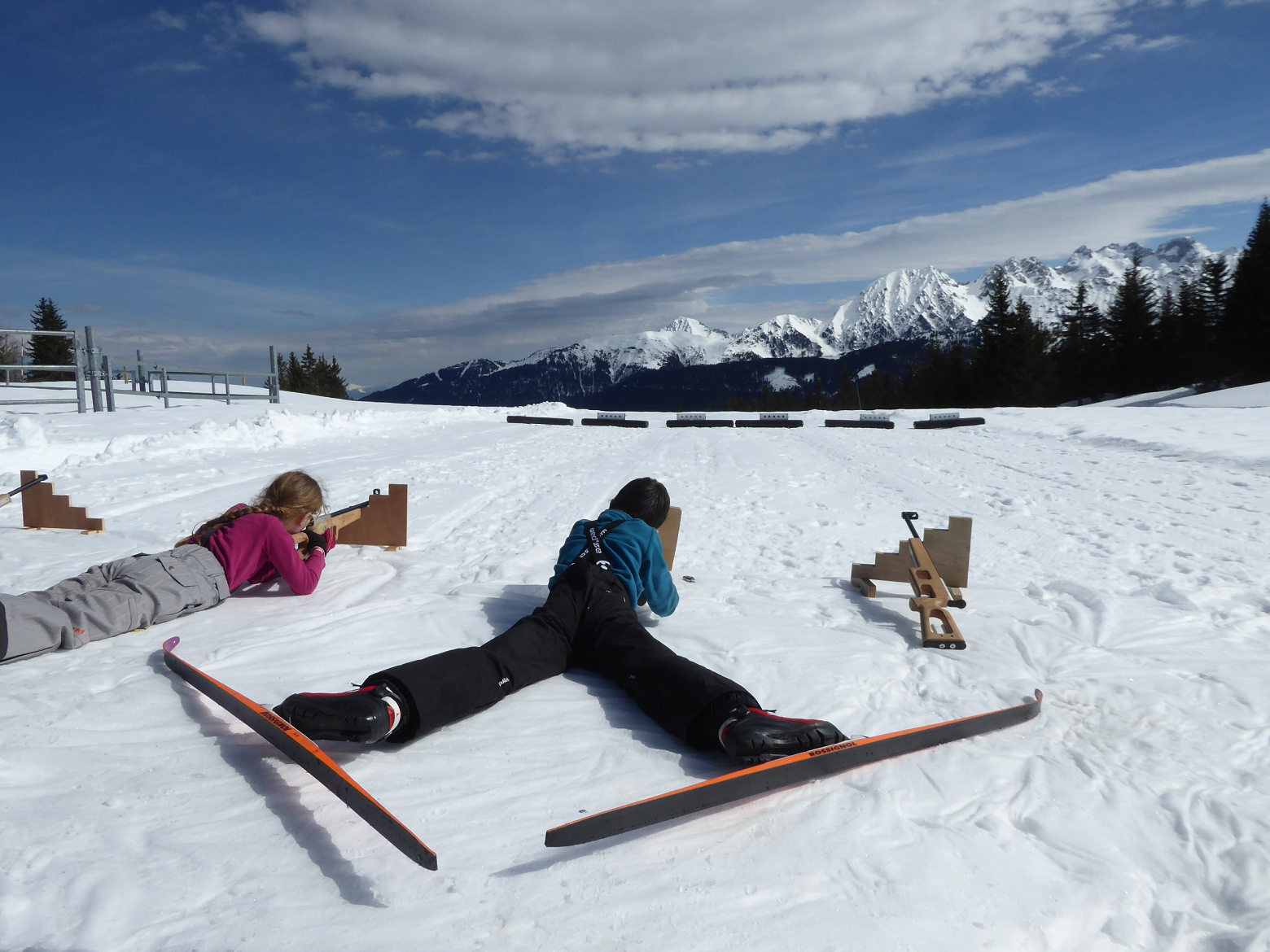 Journée biathlon pour tous au Refuge du Crêt du Poulet