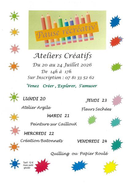 Atelier créatif "quilling ou papier roulé"