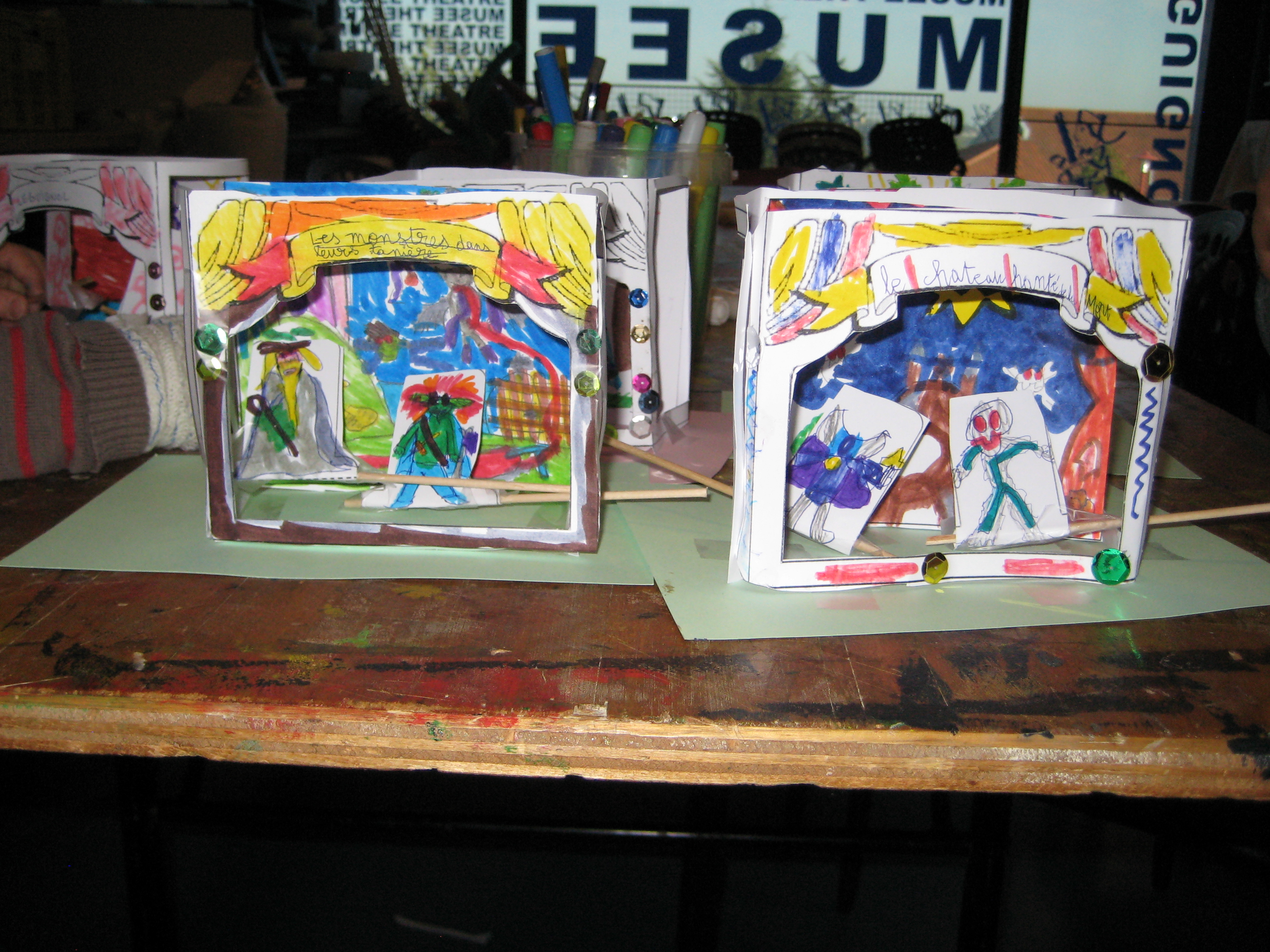 Théâtre en pop-up