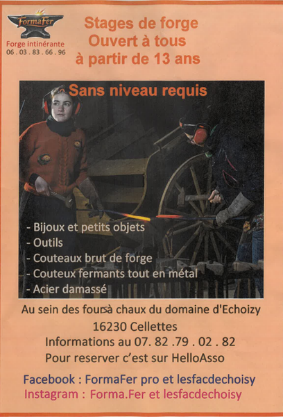 Stage d'Initiation Forge