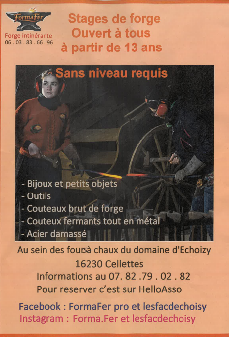 Stage d'Initiation Forge
