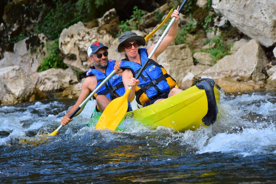 Canoë - Kayak de Vallon à St Martin d'Ardèche - 7 + 24 km / 2 jours avec La Petite Mer