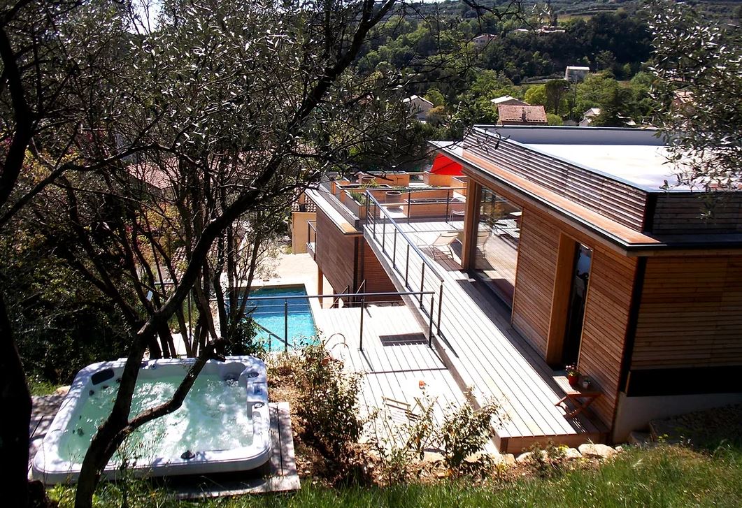 La propriété avec le spa