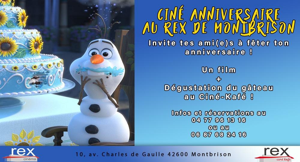 Fête ton anniversaire au Cinéma Rex_Montbrison