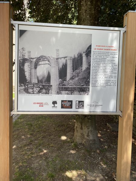 Exposition temporaire Ouvrages d'arts aux Houches 1860-2023