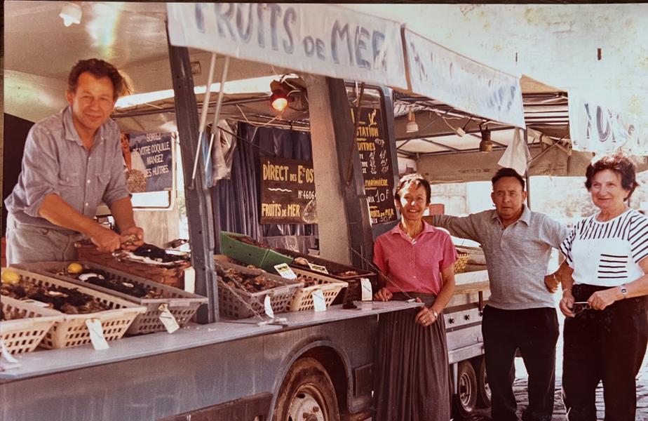 Une ancienne photo du restaurant original.